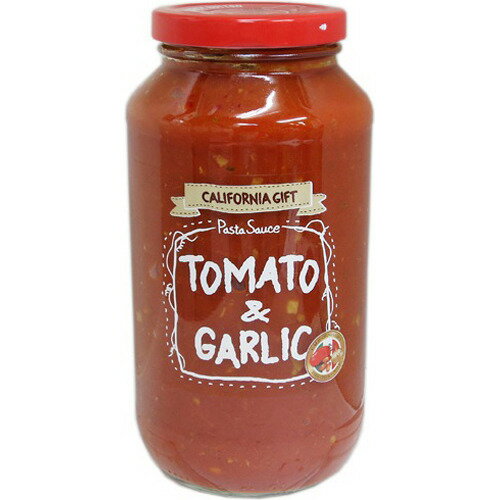 UPC 0041733050320 カリフォルニアギフト パスタソース トマト&ガーリック 708g 食品 画像