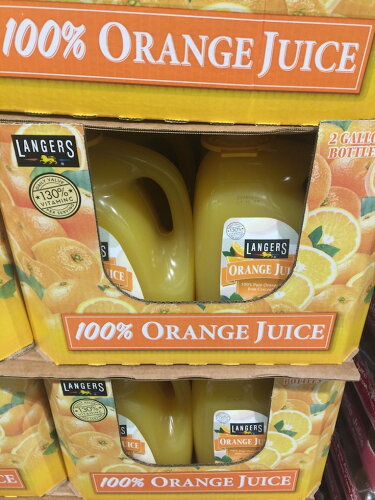 UPC 0041755334330 langers ランガーズ 100%オレンジジュース   水・ソフトドリンク 画像