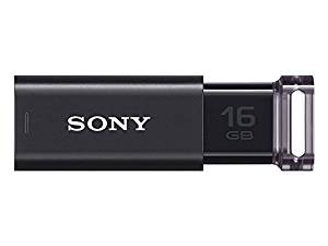 UPC 0042111645091 ソニー SONY USBメモリ USB3.0 16GB ブラック キャップレス USM16GUB パソコン・周辺機器 画像