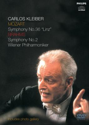 UPC 0044007016190 Brahms/Mozart / ブラームス：交響曲第2番、モーツァルト：交響曲第36番 クライバー＆ウィーン・フィル DVD CD・DVD 画像