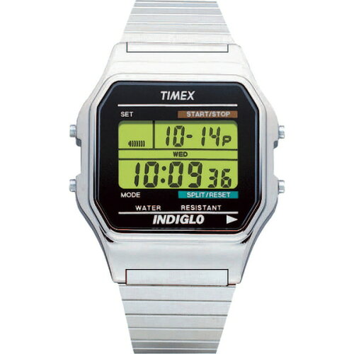 UPC 0048148785878 タイメックス TIMEX T78587 クラシックデジタル シルバー 腕時計 Classic Digital 腕時計 画像