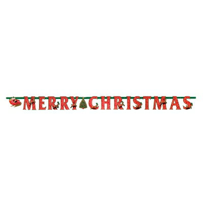 UPC 0048419656357 レターバナー メリークリスマス - amscan ホビー 画像