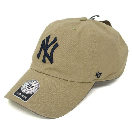 UPC 0053838490994 MLB ヤンキース キャップ/帽子 カーキ 47ブランド バッグ・小物・ブランド雑貨 画像