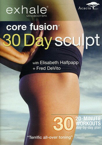 UPC 0054961879090 Exhale: Core Fusion 30 Day Sculpt (DVD) (Import) - Acorn Media CD・DVD 画像