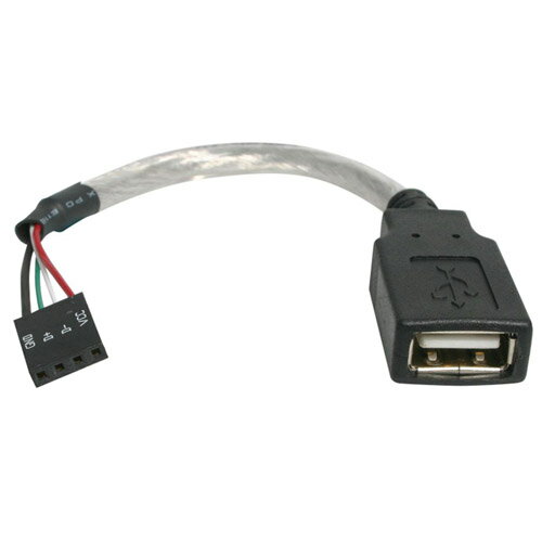 UPC 0065030816953 StarTech スターテック USBMBADAPT USB A-M/Bヘッダーピン変換ケーブル 0.15m パソコン・周辺機器 画像