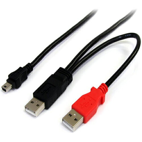 UPC 0065030840637 StarTech.com USB Y字給電ケーブル USB2HABMY1 パソコン・周辺機器 画像
