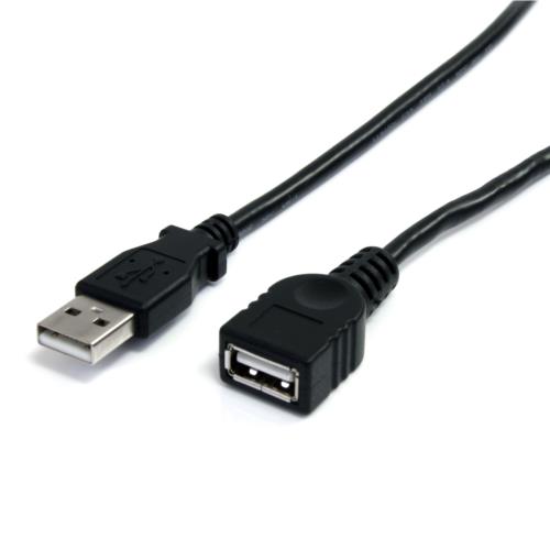 UPC 0065030840804 StarTech.com USB 2.0延長ケーブル USBEXTAA10BK パソコン・周辺機器 画像