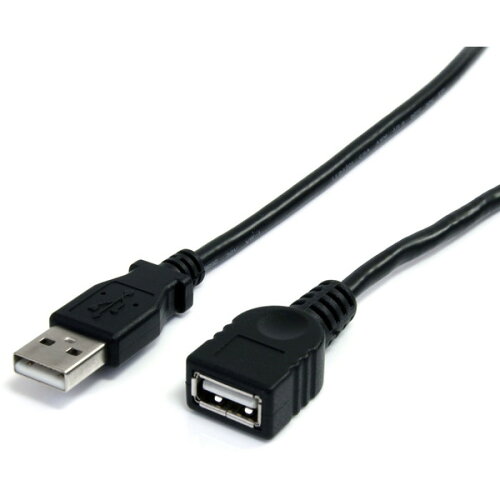 UPC 0065030840811 StarTech.com USB 2.0延長ケーブル USBEXTAA6BK パソコン・周辺機器 画像