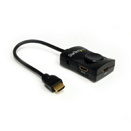 UPC 0065030842976 STARTECH.COM 2出力対応HDMI分配器スプリッター オーディオ対応 ST122HDMILE パソコン・周辺機器 画像