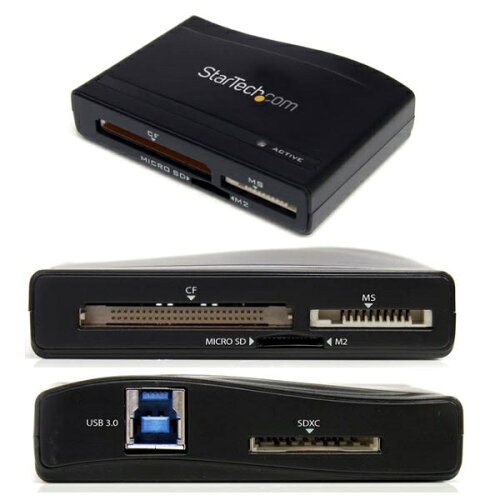 UPC 0065030845816 StarTech.com USB 3.0接続マルチメモリカードリーダー FCREADHCU3 パソコン・周辺機器 画像