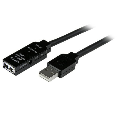 UPC 0065030854344 StarTech.com USB 2.0 アクティブリピータケーブル USB2AAEXT10M パソコン・周辺機器 画像