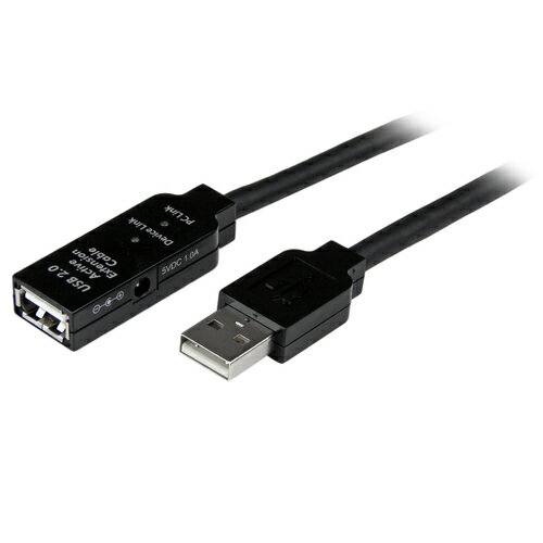 UPC 0065030856249 StarTech.com USB 2.0 アクティブ延長ケーブル USB2AAEXT5M パソコン・周辺機器 画像