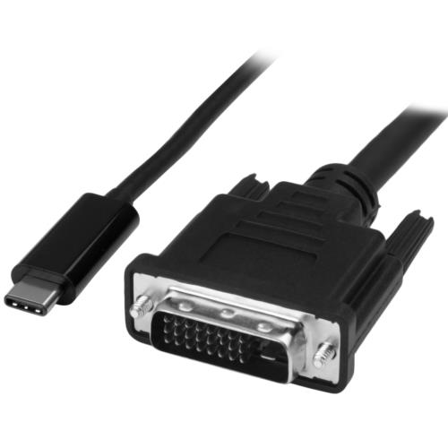 UPC 0065030865111 StarTech スターテック CDP2DVIMM2MB USB Type-C-DVI変換アダプタケーブル 2m パソコン・周辺機器 画像