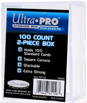 UPC 0074427811563 プラスチックケース 100 COUNT Ultra・PRO ホビー 画像
