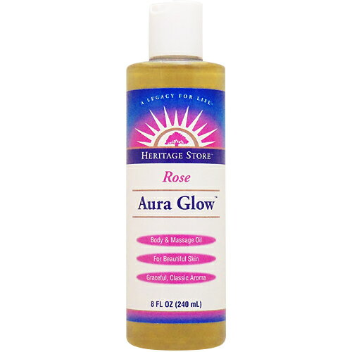 UPC 0076970110322 Heritage Products Aura Glow 8 fl oz Rose 美容・コスメ・香水 画像