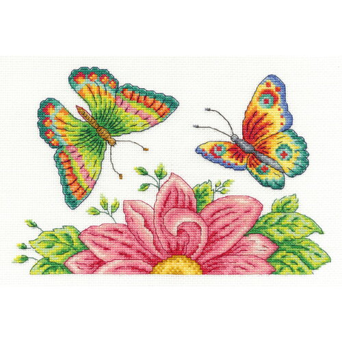 UPC 0077540652167 DMC 刺繍キット Butterfly Garden/BK1545(刺しゅうキット/クロスステッチ) 日用品雑貨・文房具・手芸 画像