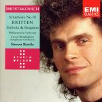 UPC 0077776487021 Shostakovich： Symphony No． 10， Britten： Sinfonia da Requiem Shostakovich ,Britten ,Rattle ア CD・DVD 画像