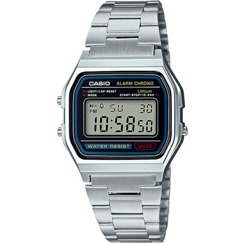 UPC 0079767246402 カシオ スタンダードモデル デジタル  シルバー A158WA-1 腕時計 画像