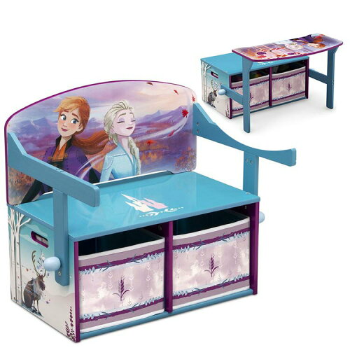 UPC 0080213099060 Delta ディズニー アナと雪の女王2 収納付き BOXテーブル インテリア・寝具・収納 画像