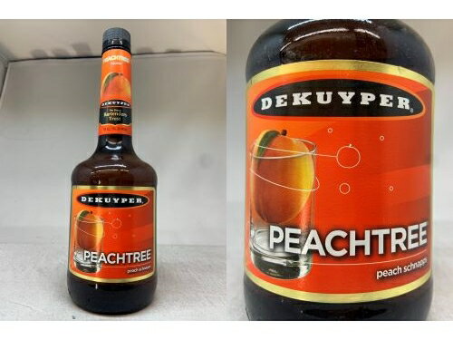 UPC 0080686365402 デカイパー ピーチツリー ブラウン並行   15度 dekuyper original peachtree  ビール・洋酒 画像