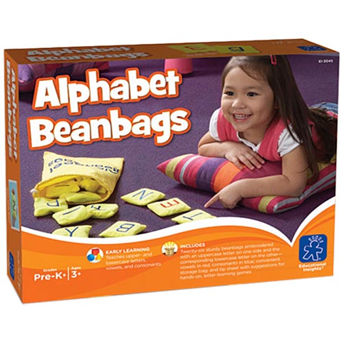 UPC 0086002030450 Educational Insights Alphabet Bean Bags アルファベットお手玉 キッズ・ベビー・マタニティ 画像