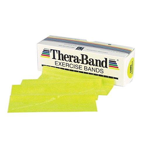 UPC 0087453200201 Thera-Bandョ exercise band - 6 yard roll - Yellow - thin 医薬品・コンタクト・介護 画像