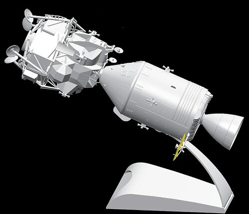 UPC 0089195110206 ドラゴンモデル 1/72 アポロ13号 宇宙船CSM 司令船/機械船 ＆月着陸船 プラモデル ホビー 画像