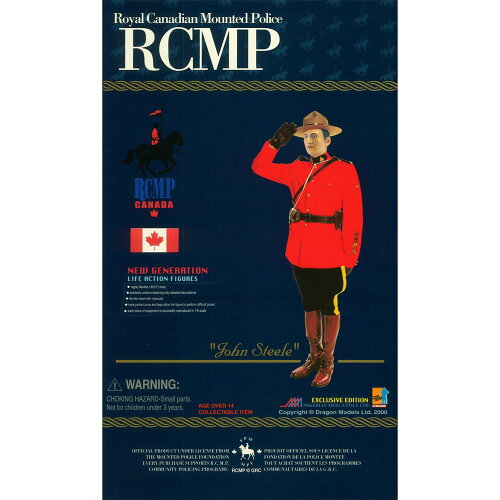 UPC 0089195730244 1/6 RCMP 王立カナダ騎馬警察 