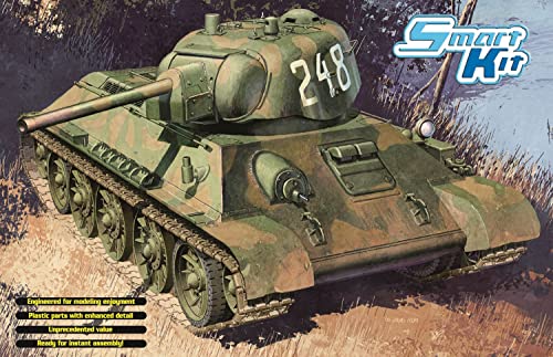 UPC 0089195864017 1/35 WW.II ソビエト軍 T-34/76 フォルモチカ砲塔 1942 プラモデル ドラゴンモデル ホビー 画像