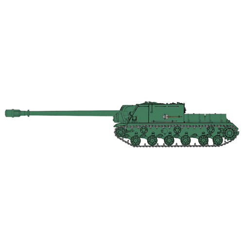 UPC 0089195867964 グリーンボックス 1/35 ソビエト軍 重突撃砲 ISU-152-2 BL-10 プラモデル サイバーホビー ホビー 画像
