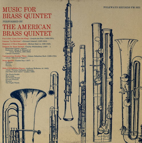 UPC 0093070365124 Music for Brass Quintet / American Brass Quintet CD・DVD 画像