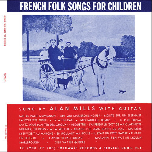 UPC 0093070720824 French Folk Songs for Children Alan Mills CD・DVD 画像