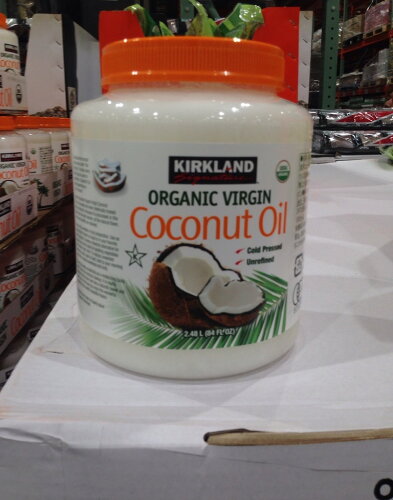 UPC 0096619104574 Kirkland Signature Cold Pressed Unrefined Organic Virgin Coconut 食品 画像