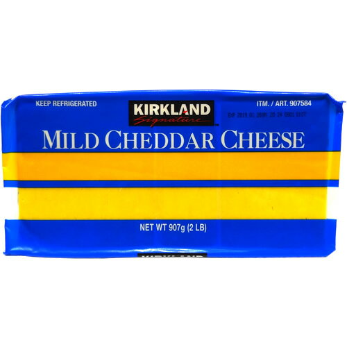 UPC 0096619632121 カークランドシグネチャー マイルドチェダーチーズ   食品 画像