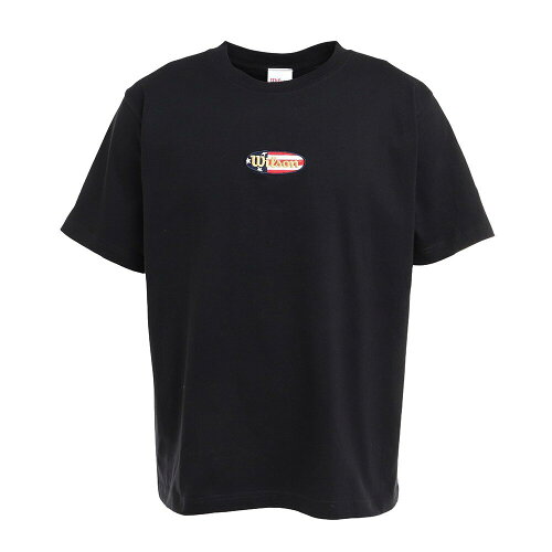 UPC 0097512646000 Wilson ウィルソン SHORT SLEEVE TEE L ブラック×USA WB6029401 スポーツ・アウトドア 画像
