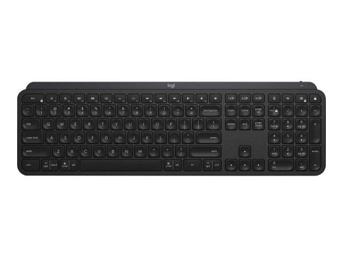UPC 0097855152732 Logitech MX Keys Advanced Wireless Illuminated Keyboard, Black 920-009295 パソコン・周辺機器 画像