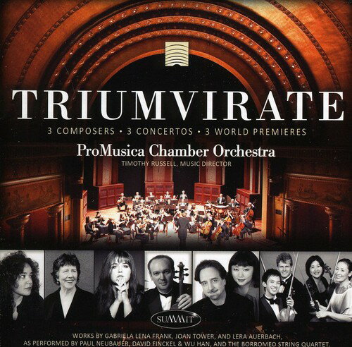 UPC 0099402573922 Triumverate: Three World Premieres / Promusica Chamber Orch CD・DVD 画像