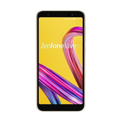 UPC 0192876160237 ASUS ZenFone Live L1 シマ―ゴールド ZA550KL-GD32 スマートフォン・タブレット 画像