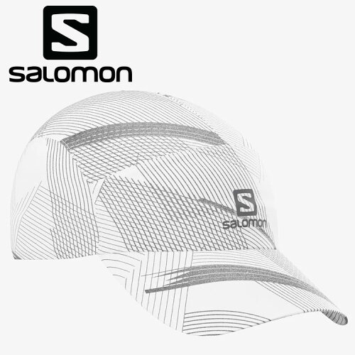 UPC 0193128509750 サロモン SALOMON メンズ レディース ランニングキャップ HEADWEAR REFLECTIVE CAP AO/White LC1466100 レディースファッション 画像
