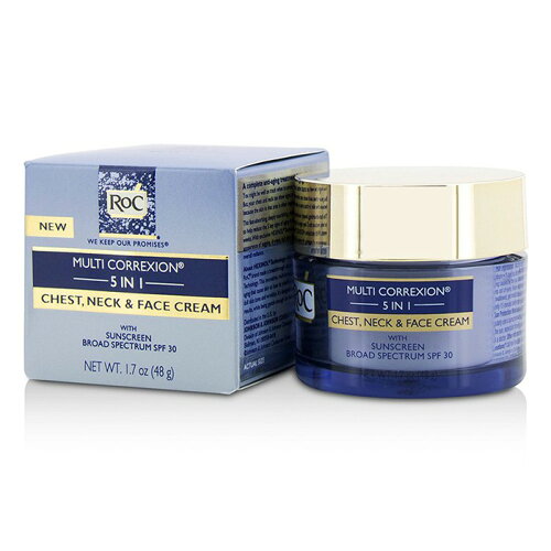 EAN 0381371162888 ロック multi correxion 5 in 1 chest, neck & face cream with sunscreen broad spectrum spf30  /1.7oz 美容・コスメ・香水 画像
