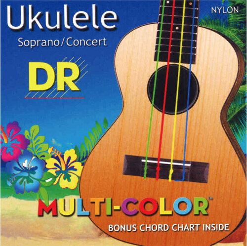 UPC 0600781006811 UMCSC DR ウクレレ弦 マルチカラー Strings 楽器・音響機器 画像
