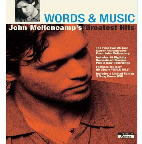 UPC 0602498642368 Words ＆ Music： John Mellencamp’s Greatest Hits ジョン・メレンキャンプ CD・DVD 画像