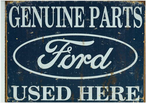 UPC 0605279114221 Ford Genuine Parts メタルサインプレート de インテリア・寝具・収納 画像