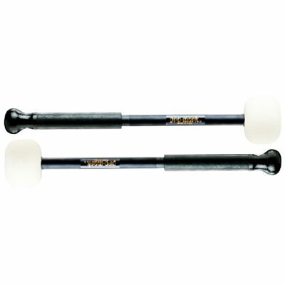 UPC 0616022102068 PROMARK バスドラム用マレット Traditional Series ラージフェルトヘッド ブラック・サテン・アルミニウム製シャフト M322L 楽器・音響機器 画像