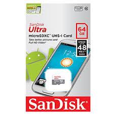UPC 0619659134068 SanDisk microSDXC 64GB クラス10 SDSQUNB-064G-GN3MN TV・オーディオ・カメラ 画像