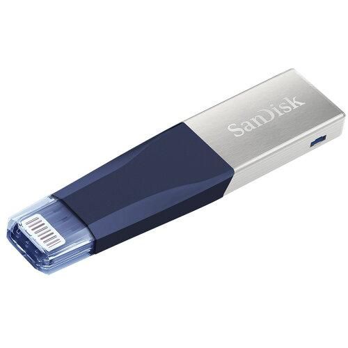 UPC 0619659171599 SanDisk iPhone iPad/PC用 256GB USBメモリ iXpand Mini ブルー SDIX40N-256G-GN6ND パソコン・周辺機器 画像