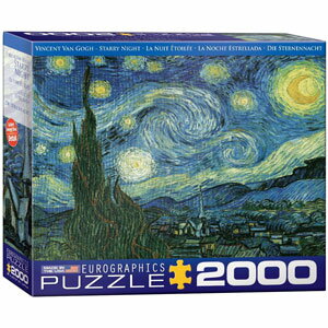 UPC 0628136812047 Eurographics 2000ピース ジグソーパズル ユーログラフィックス Starry Night by van Gogh 8220-1204 ホビー 画像