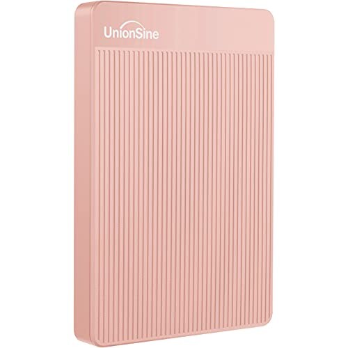 UPC 0630808446559 UnionSine 超薄型外付けHDD 250GB 2.5インチ USB3.0対応 ピンク HD-006 パソコン・周辺機器 画像