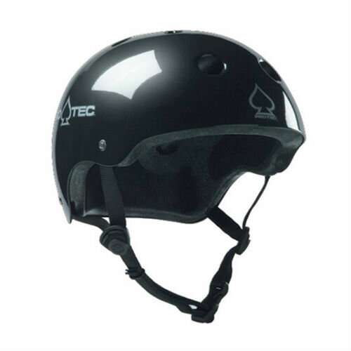 UPC 0637439100140 ProTec プロテック/SKATE クラシック クロスブラックXLサイズ ストリートスポーツ ローラースケートボード 安全帽 保護帽 スポーツ・アウトドア 画像