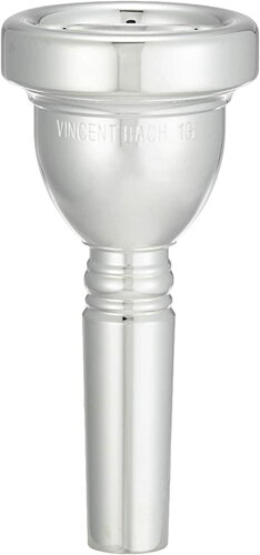 UPC 0641064002168 bach   ラージ shank tenor trombone mouthpiece, シルバー メッキ,   カップ ディープ 楽器・音響機器 画像